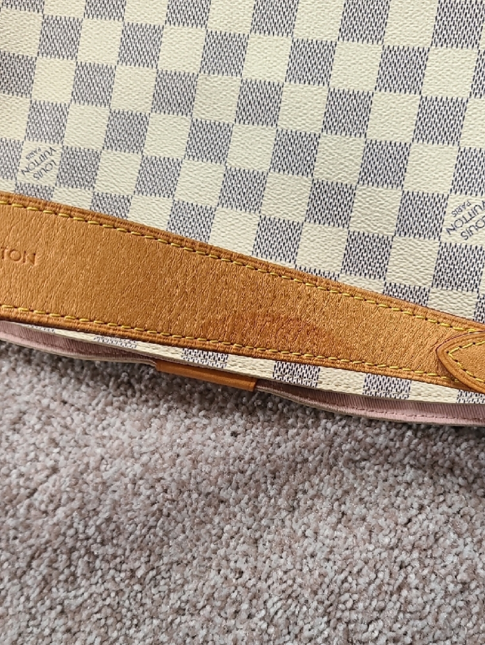 Louis Vuitton Damier Azur Graceful PM Shoulder Bag - Picture 4 of 11